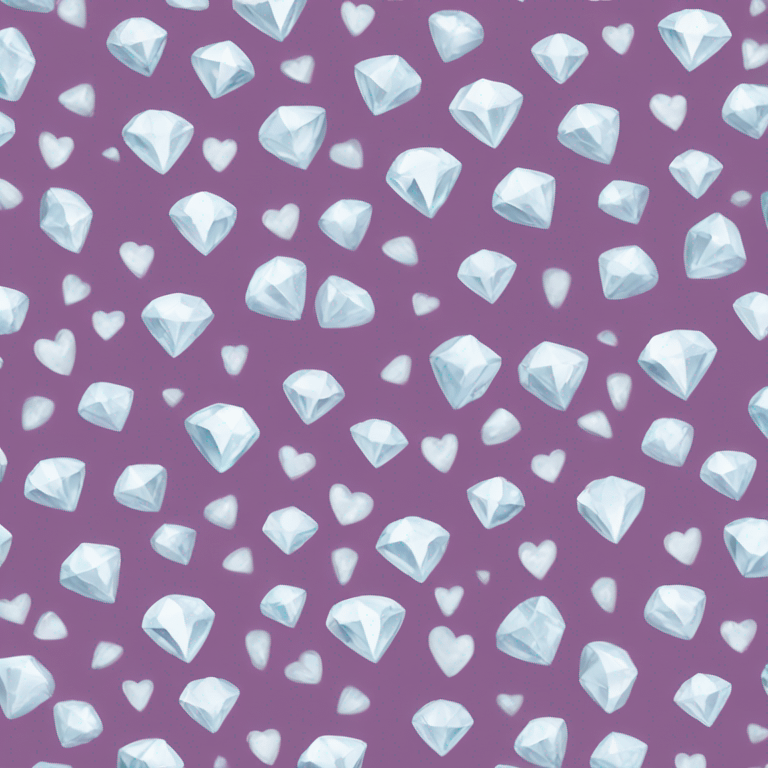 Diamond hearts emoji