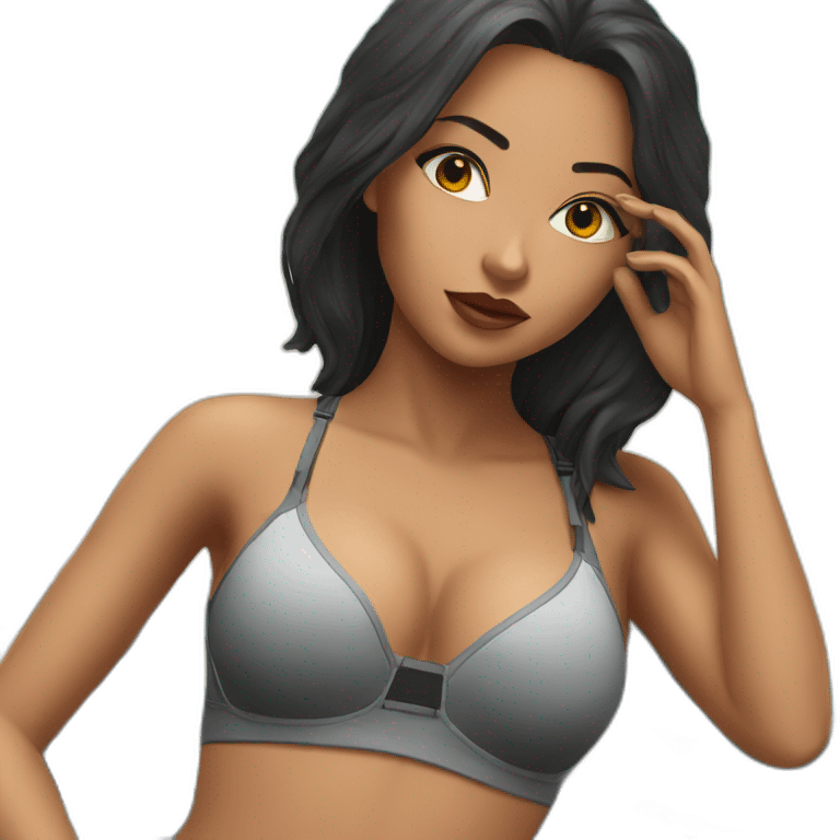 Hot swimwear sniper girl emoji