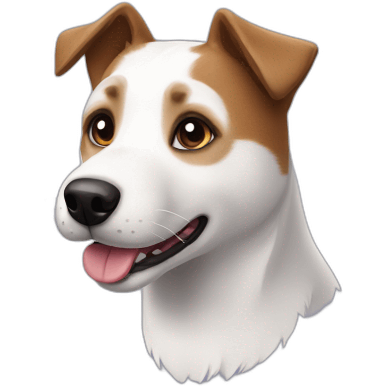 husky Jack Russell terrier emoji