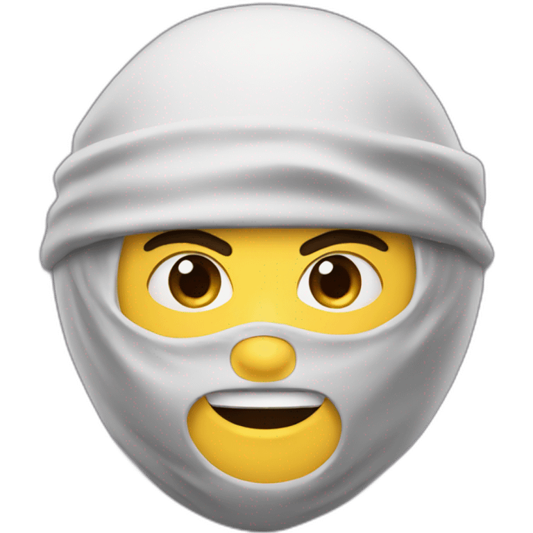 Ninja face reveal  emoji