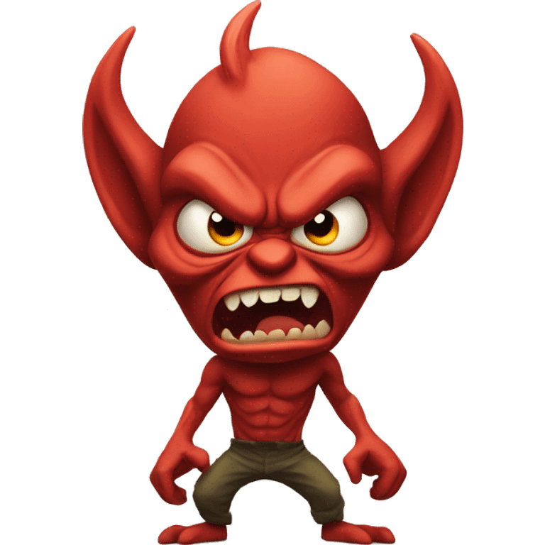 angry red goblin emoji