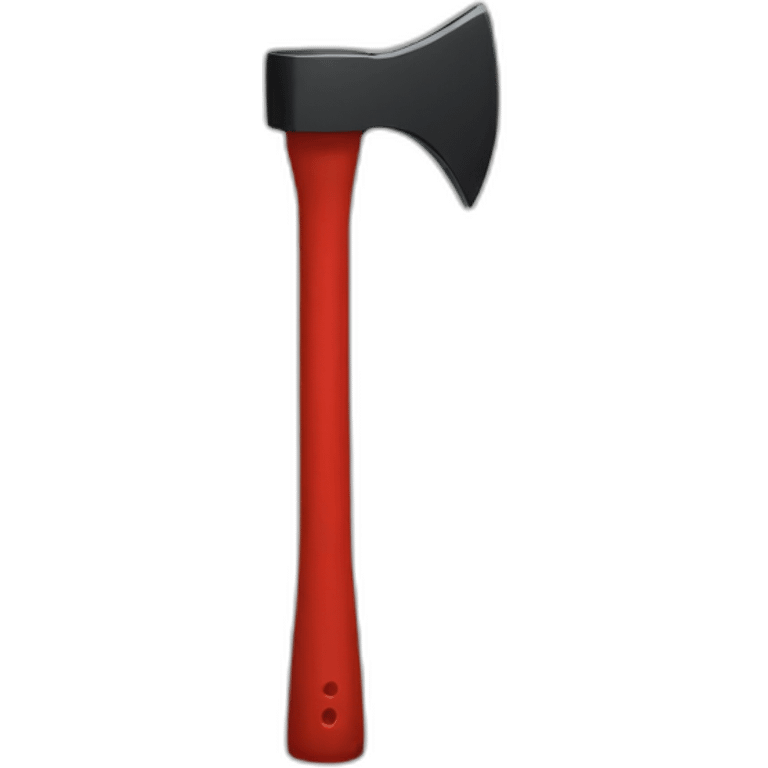 ReD end black friendly hammer emoji