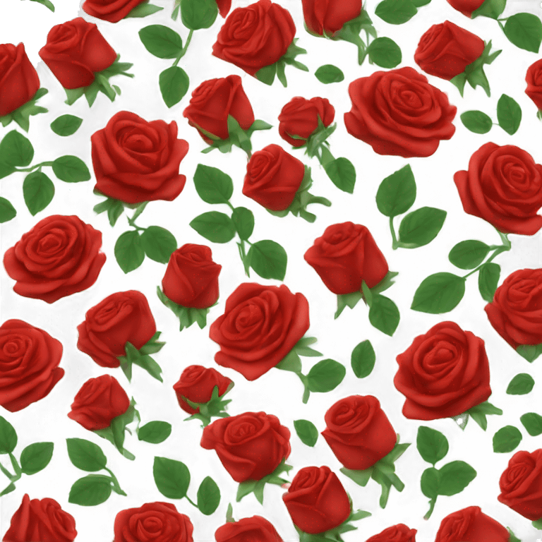 red roses emoji