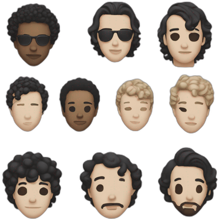 The 1975 band emoji