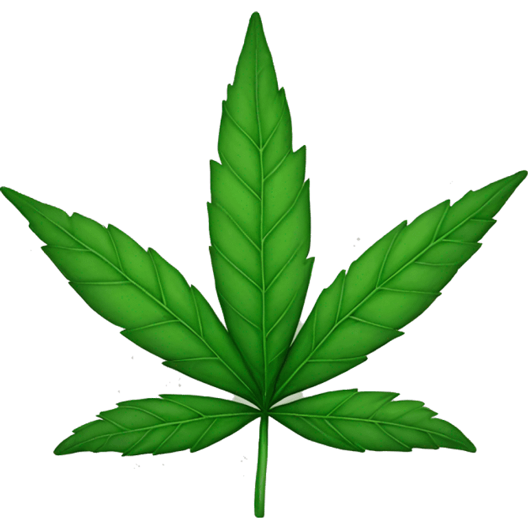 Weed leaf emoji