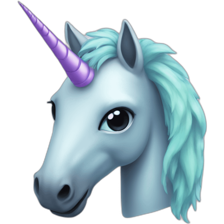 unicorn x ray emoji