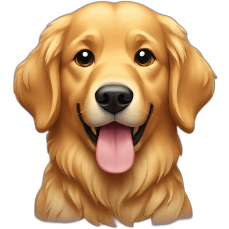 golden retriever beer emoji