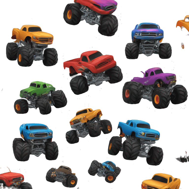 Monster trucks emoji