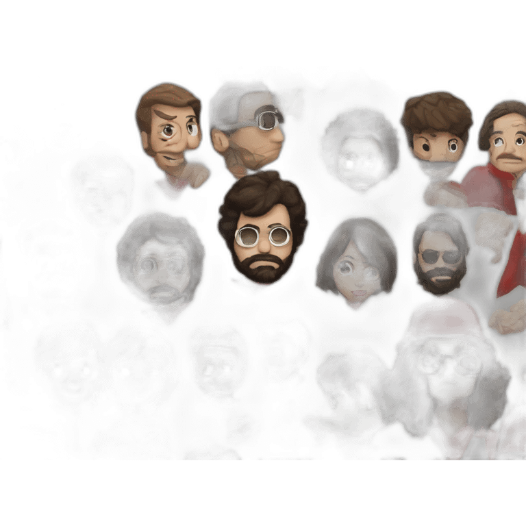 La casa de papel séries emoji