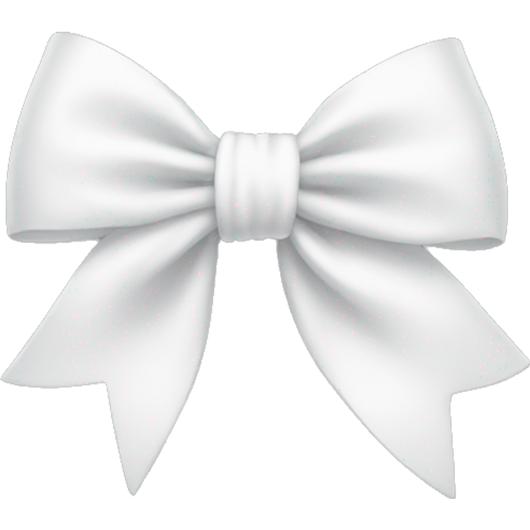 white bow emoji