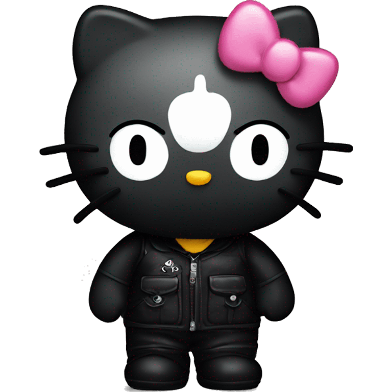 dark hello kitty emoji