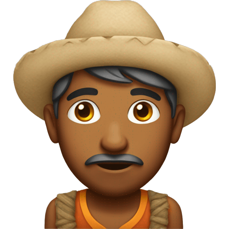 Indian farmer poor emoji