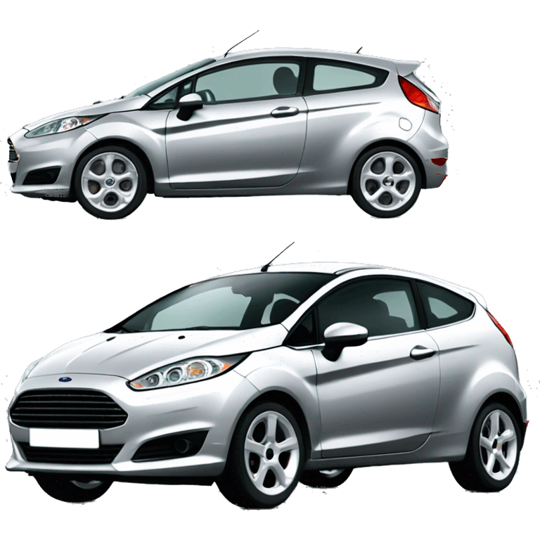 silver mk6 ford fiesta emoji