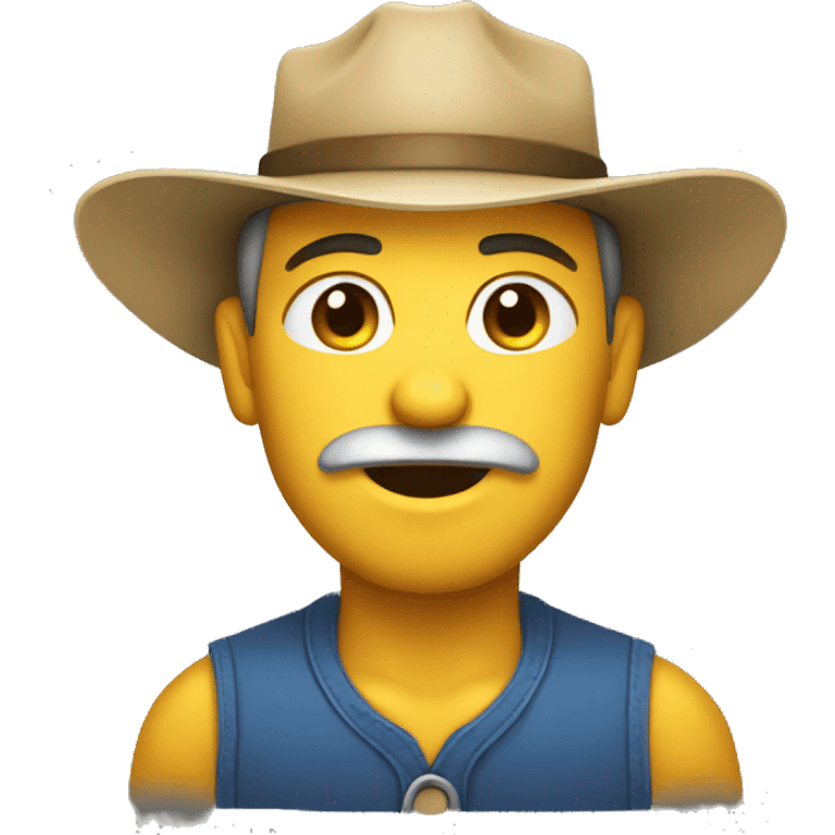 farmer drooling emoji