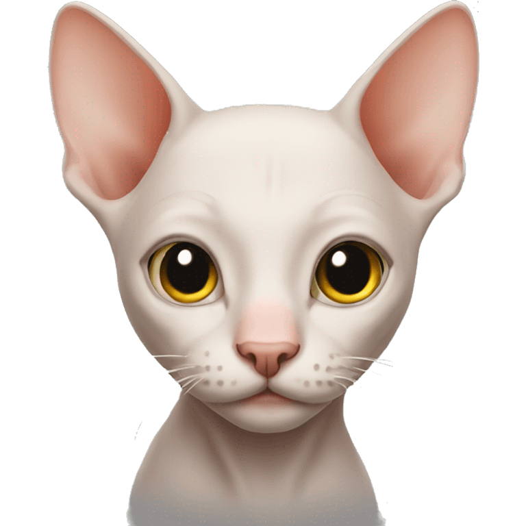 hairless cat emoji