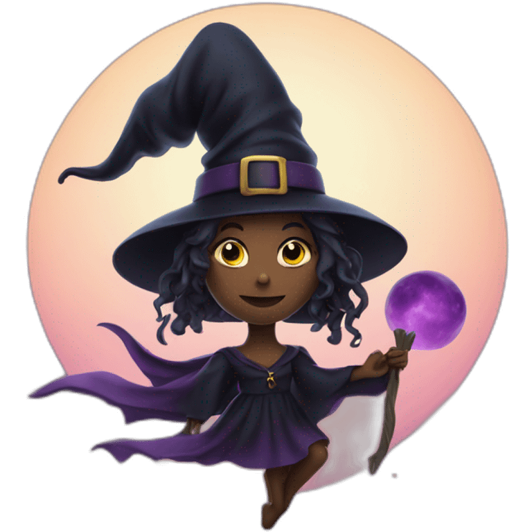 witch on the sky emoji