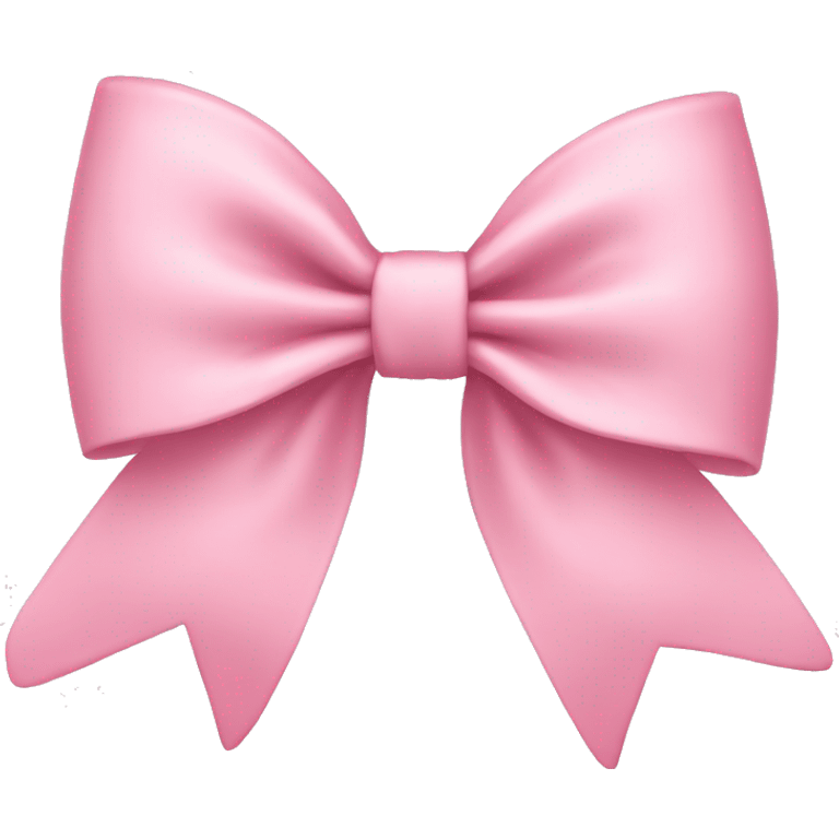 light pink bow on light pink bow emoji