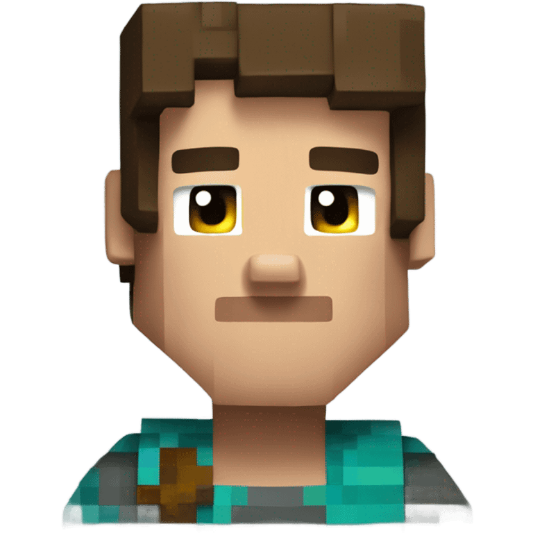 Minecraft Steve emoji