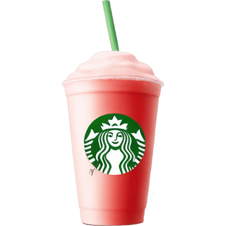 Strawberry matcha from Starbucks  emoji