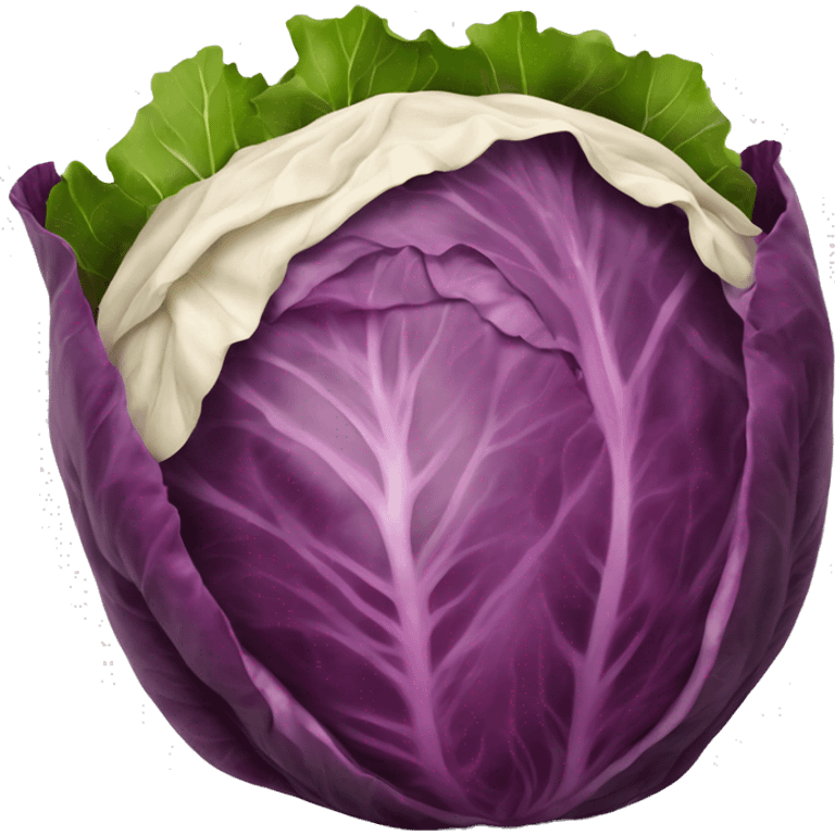 Spicy red cabbage emoji