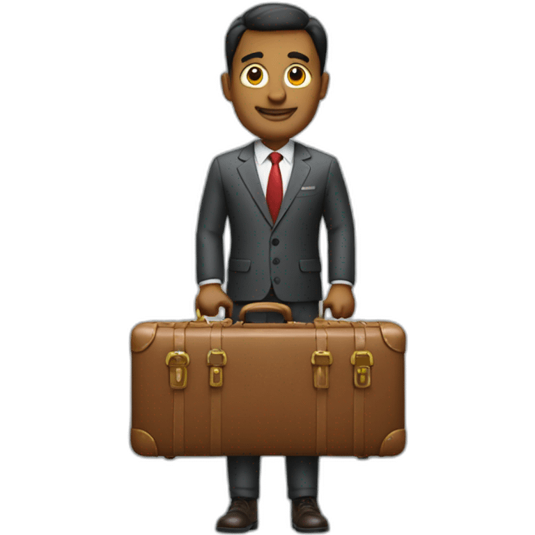 investor with a suit case emoji