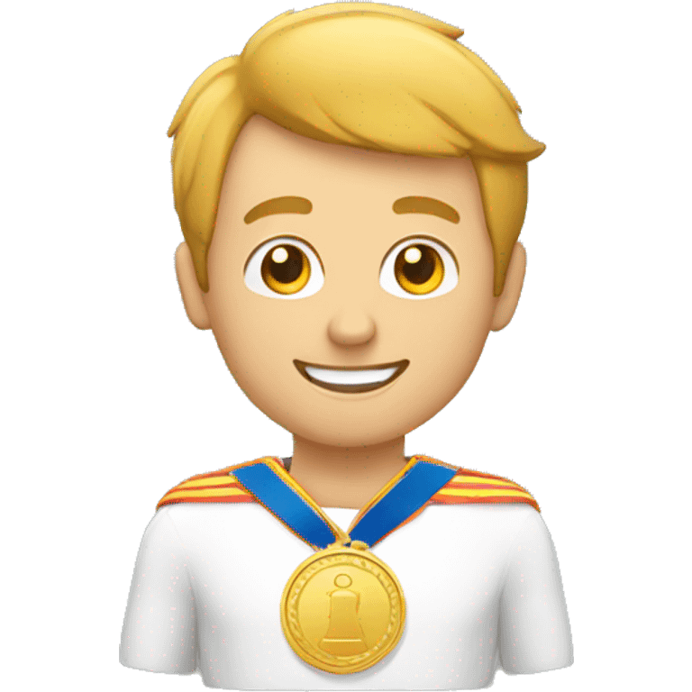 Homme avec médaille  emoji