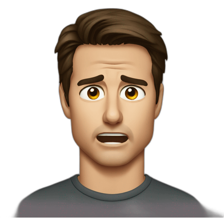 Crying Tom Cruise emoji