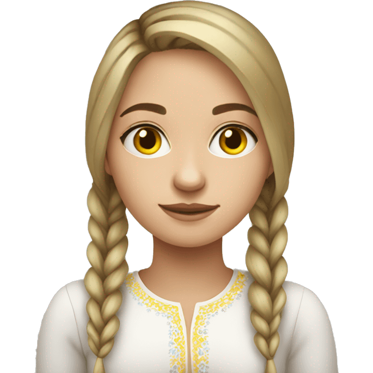 Ukrainian young woman emoji