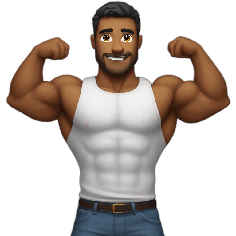 muscular man emoji