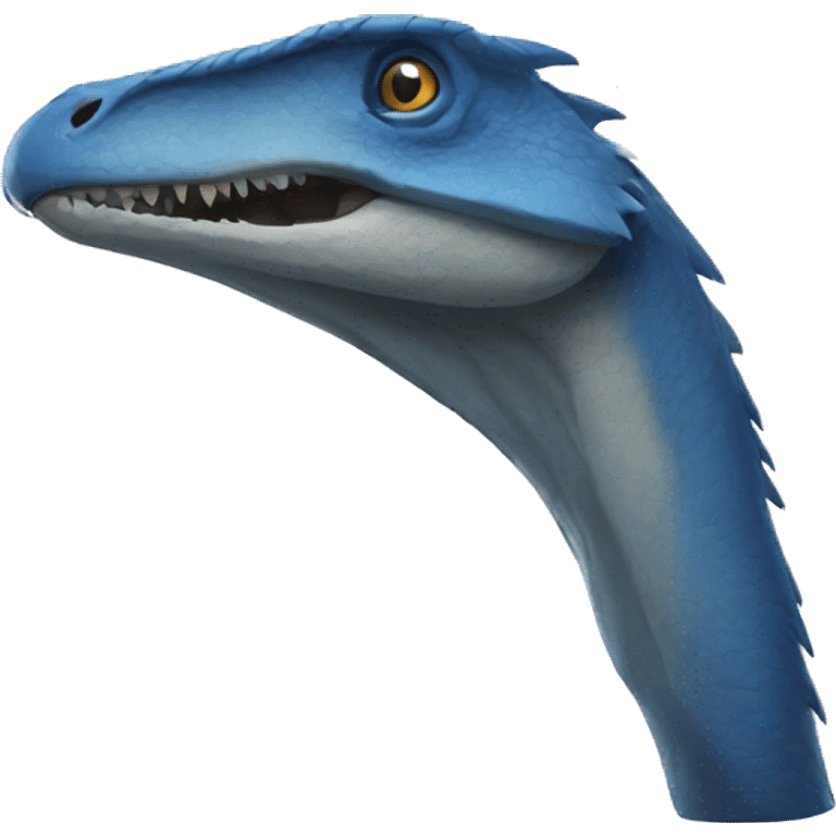 blue Velociraptor claw emoji