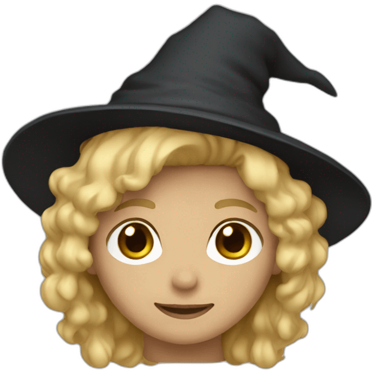 boy witch blond hair and white cap brown skin emoji