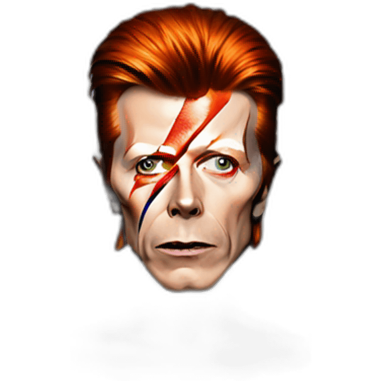 Heroes david bowie album poster emoji