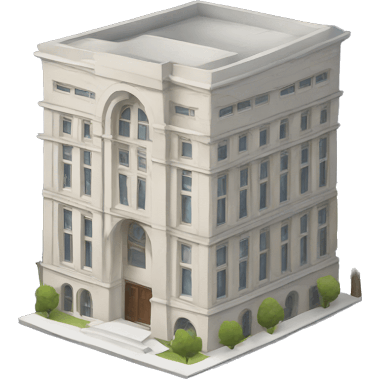 Building with architectural details emoji