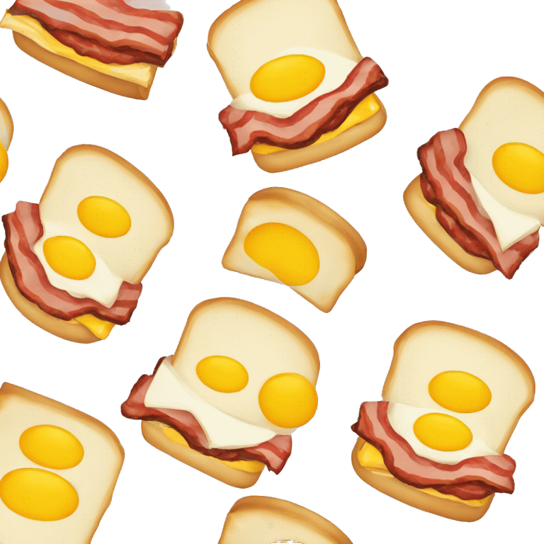 bacon egg and cheese sandwich  emoji