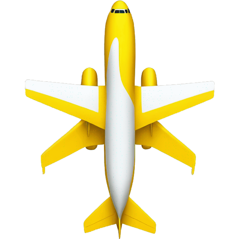 yellow airplane emoji