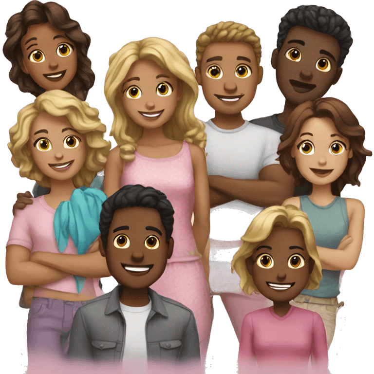 group of friends emoji