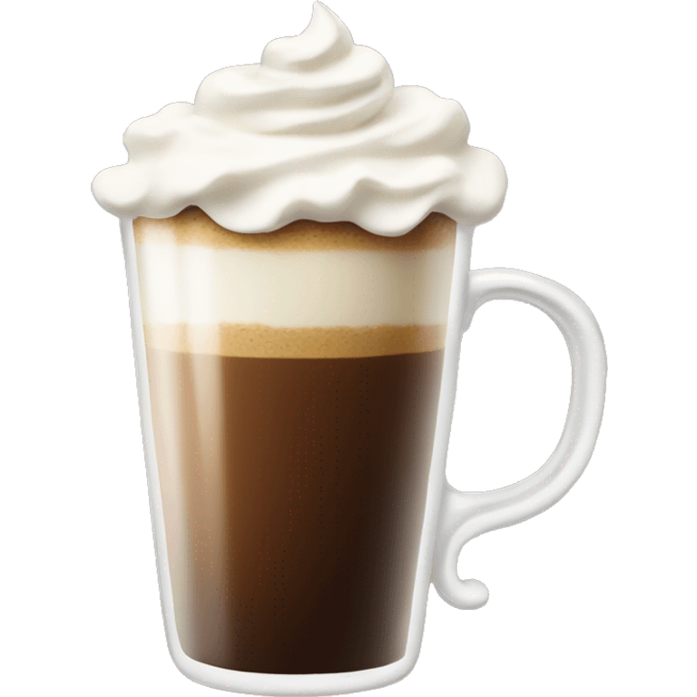 Coffee with whipped cream  emoji