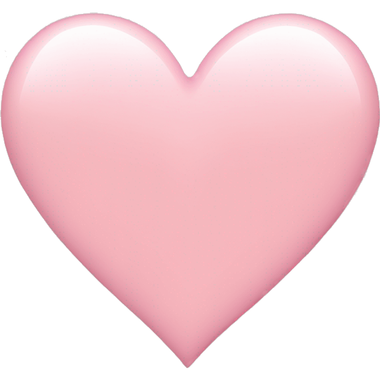 A light pink heart emoji