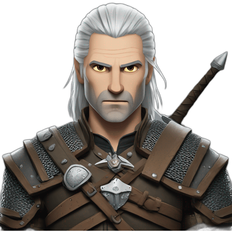 Geralt of Rivia emoji