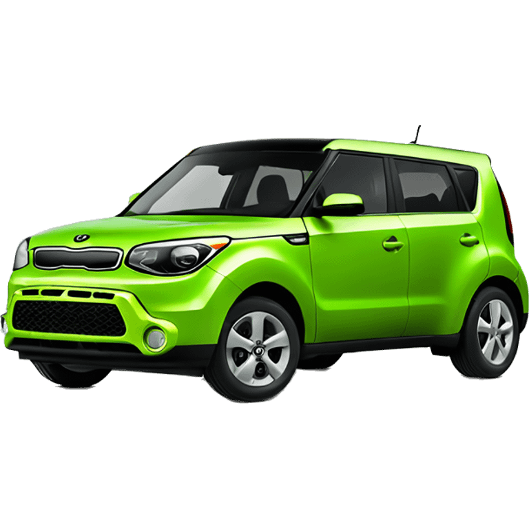 Green Kia soul emoji