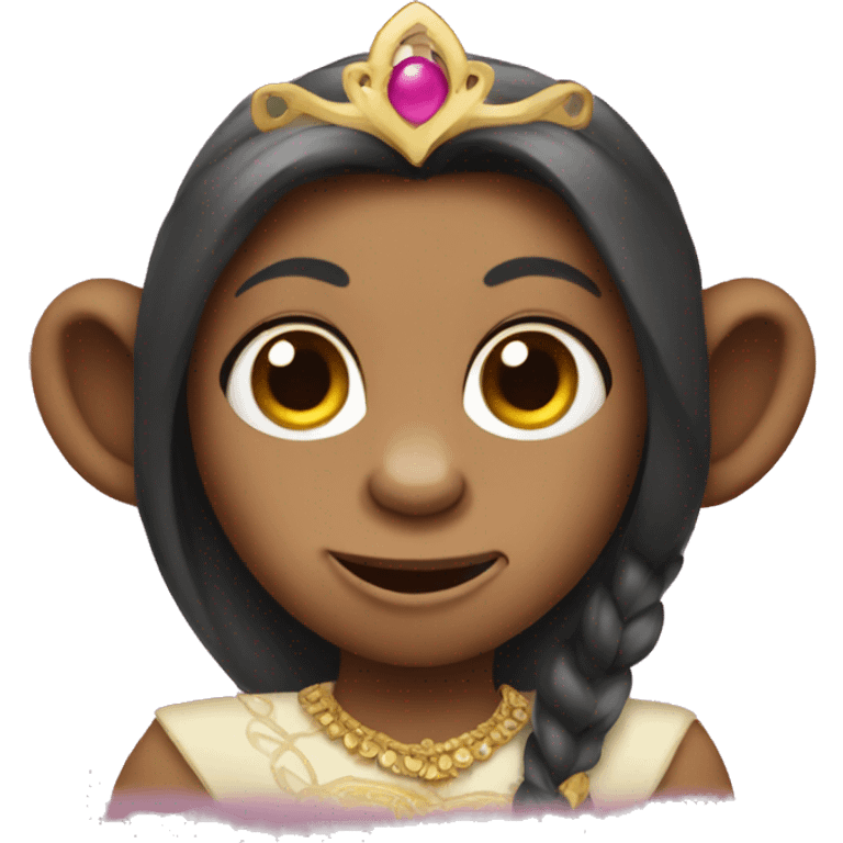 monkey princess  emoji