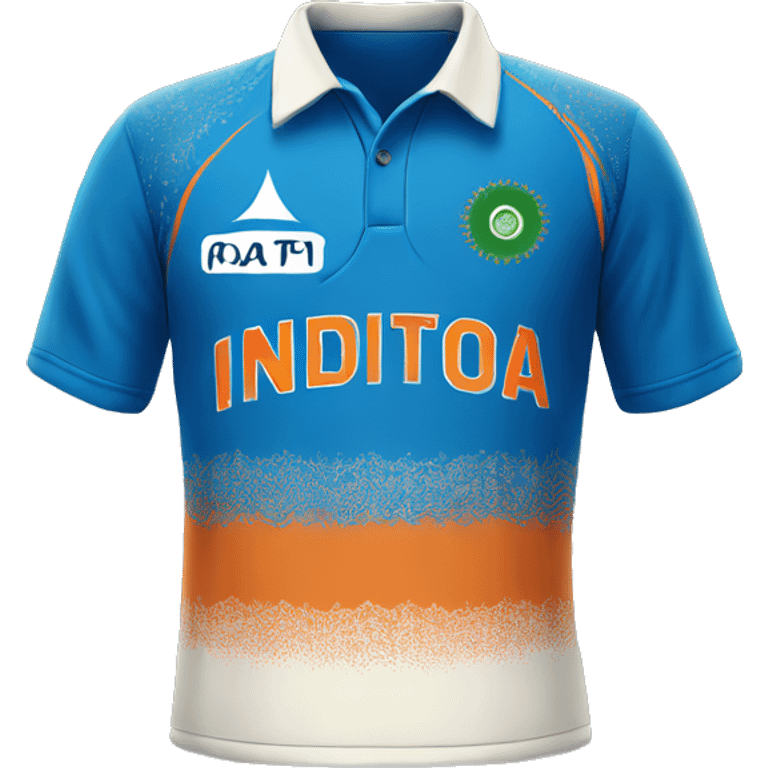 Indian cricket jerseys  emoji