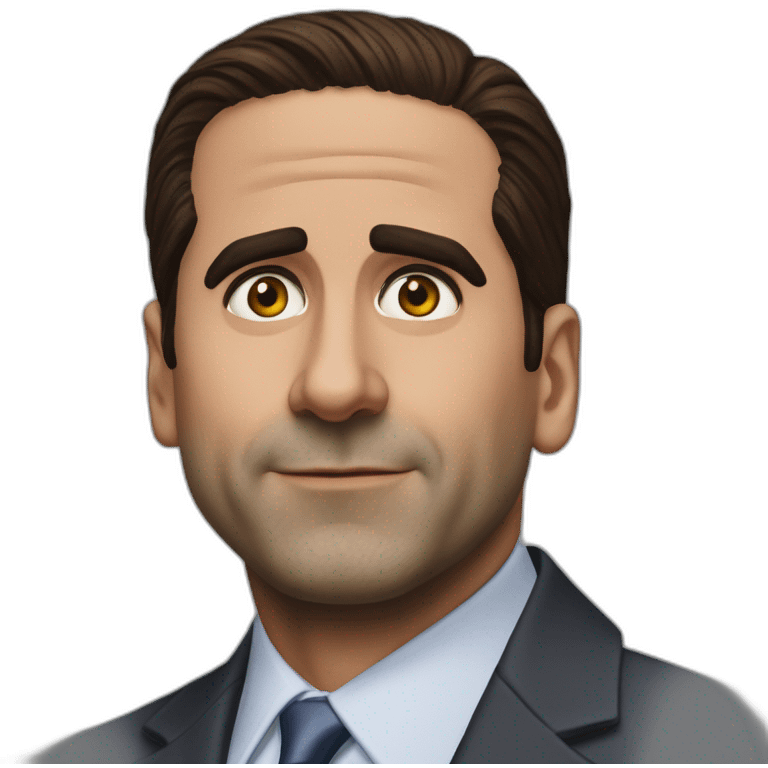 Michael Scott realistic emoji