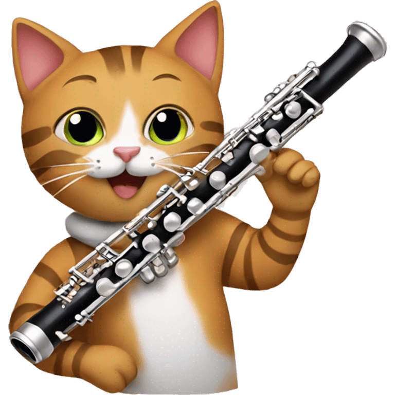 flute with a cat emoji