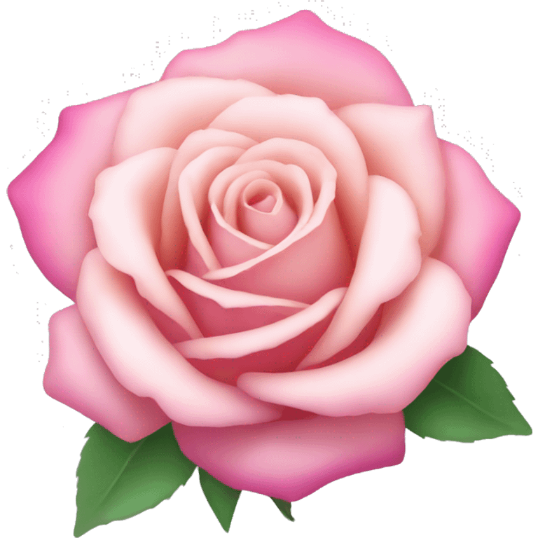 Light pink gradient rose emoji