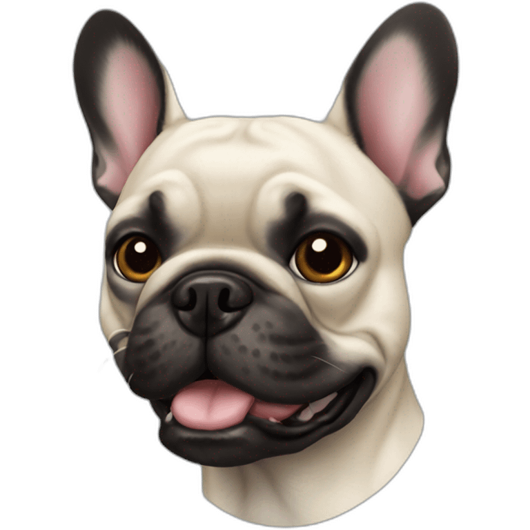 French-bulldog-black-face emoji