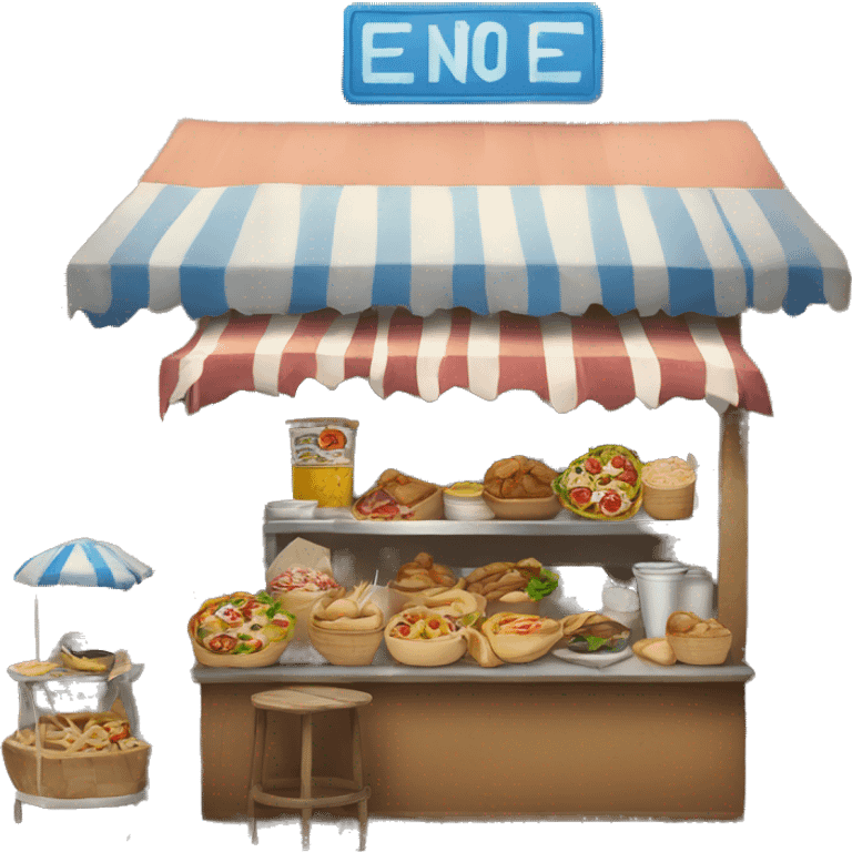 Greek street food shop emoji