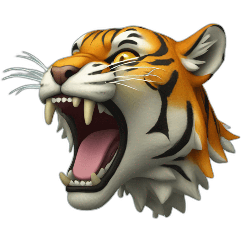 Kaiju tiger emoji