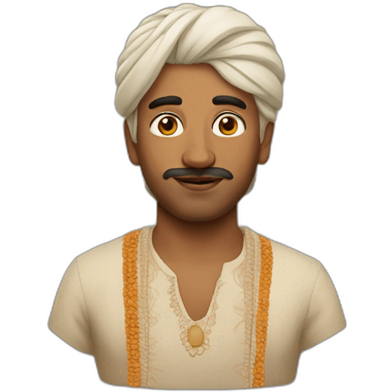 Indian man emoji