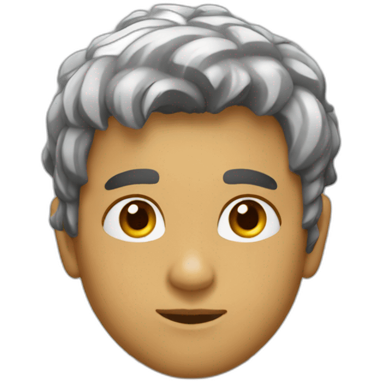 joven pensando una idea emoji